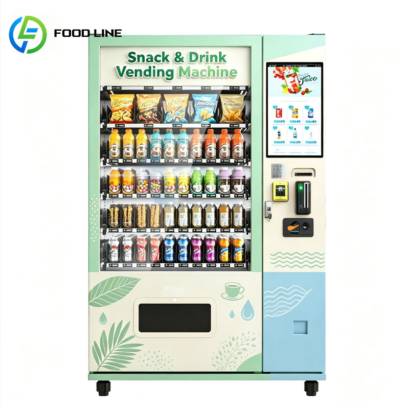 Food Snacks Vending Machine - آلة بيع الوجبات الخفيفة الذكية الأوتوماتيكية