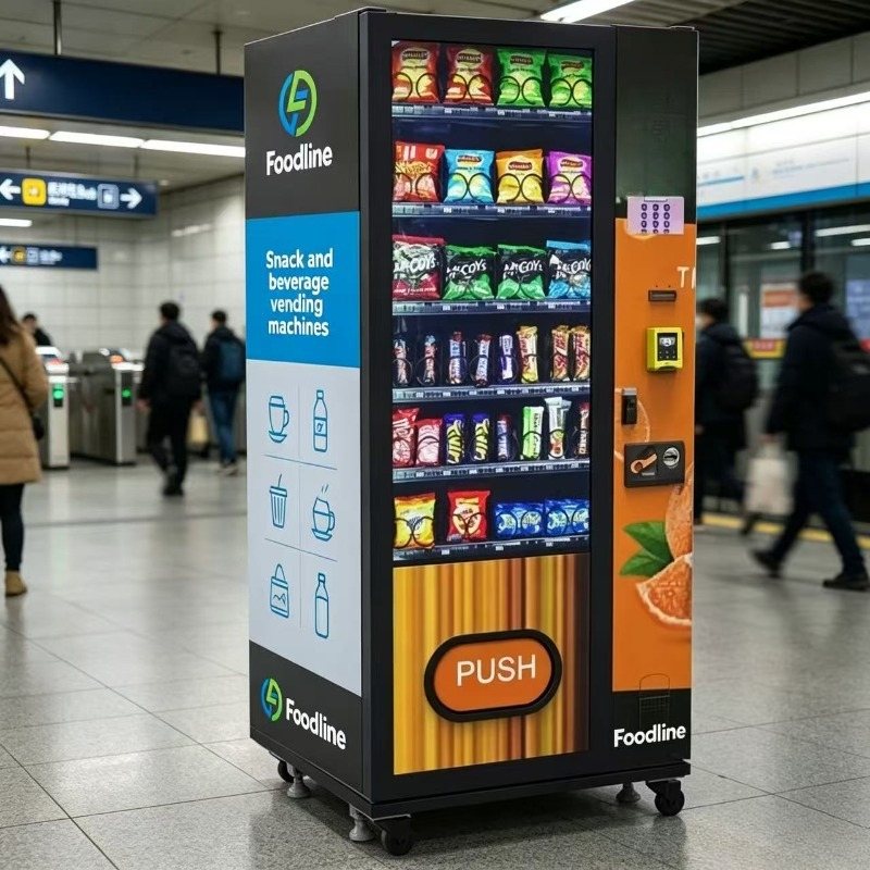 Food Snacks Vending Machine - آلات بيع مخصصة من FL للأطعمة