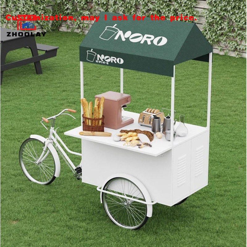 Food Snacks With Iron - Custom.Outdoor Night Market كشك المشروبات سيارة
