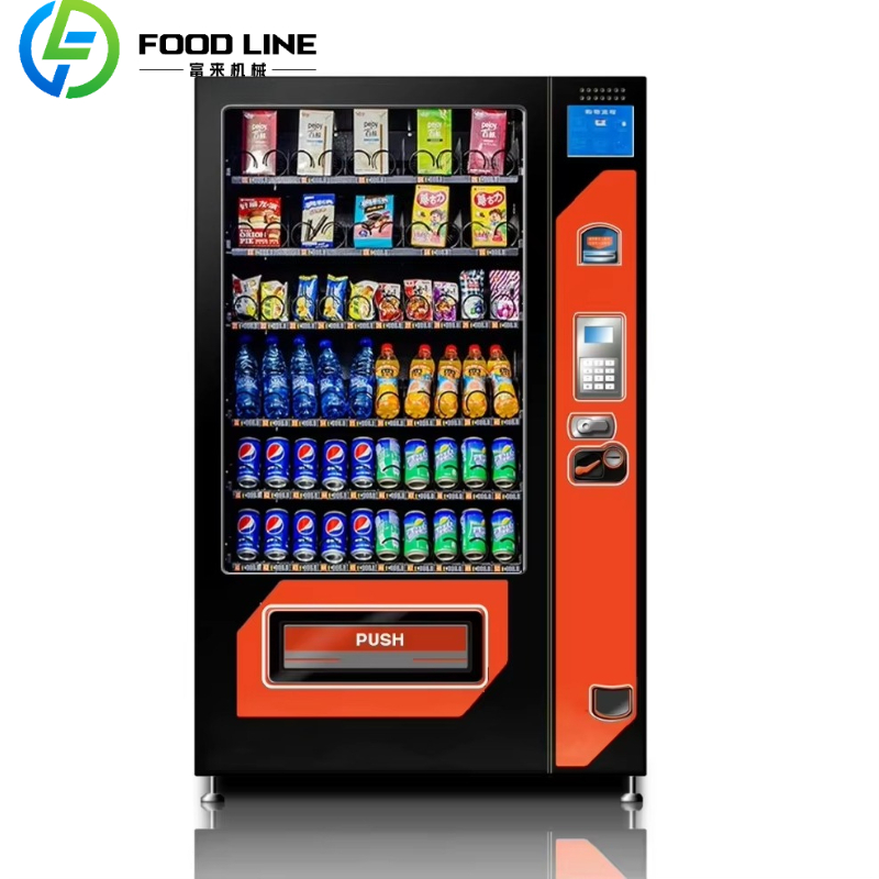 Food Snacks Vending Machine - ماكينة بيع ذكية مخصصة بشاشة تعمل