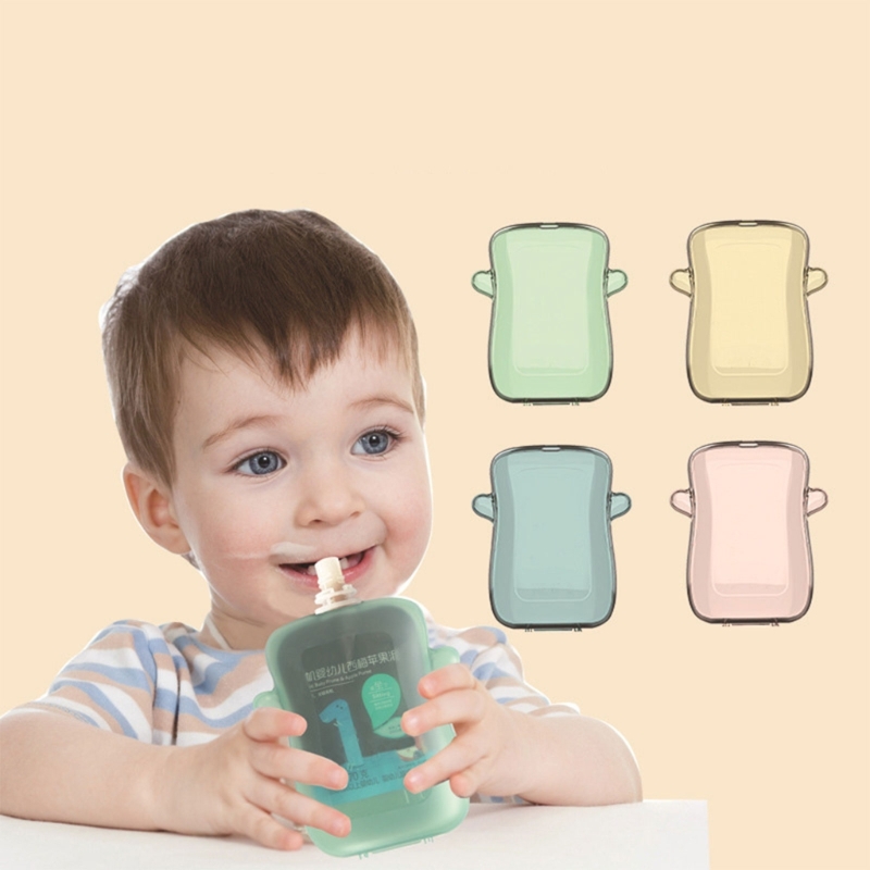 Food Snacks For Toddlers - حاوية أكياس سيبيس، حل مانع للتسرب،