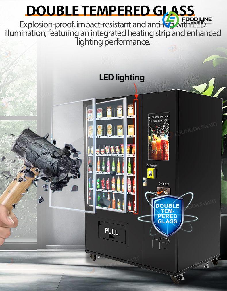 Food Snacks Vending Machine - ماكينة بيع الوجبات الخفيفة والمشروبات الرقمية