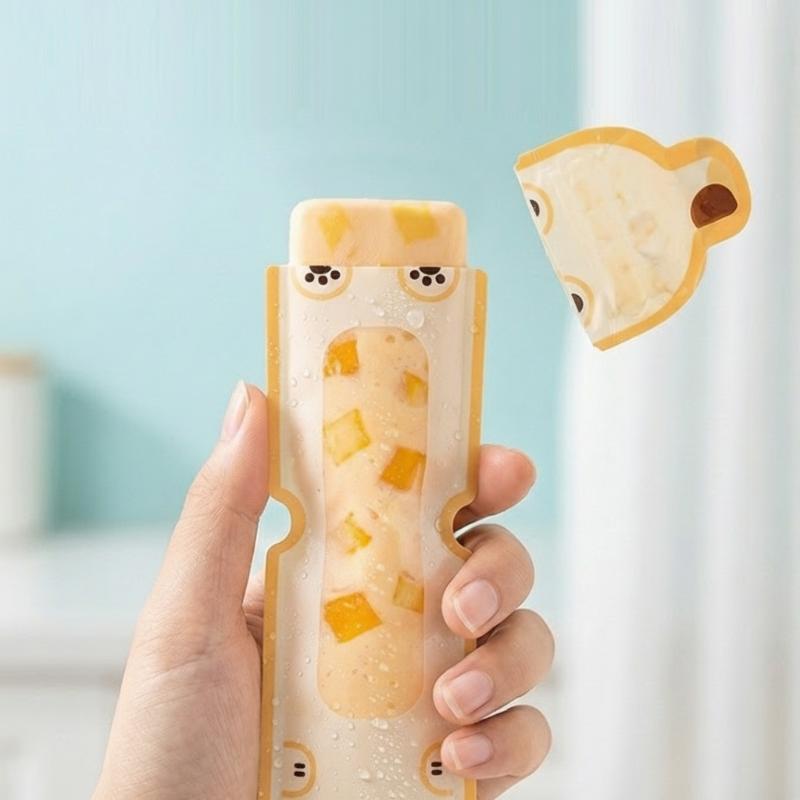 Food Snacks For Toddlers - 20 قطعة من أكياس الآيس كريم
