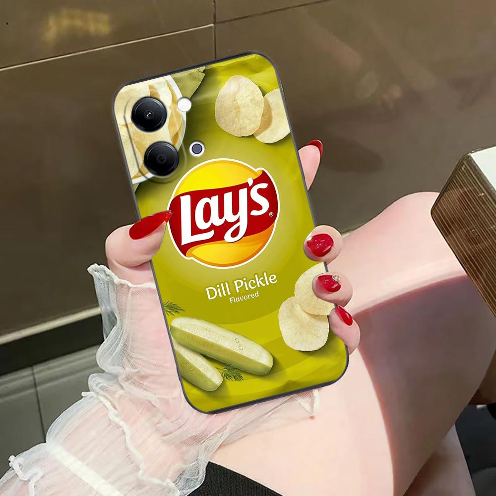 Food Snacks Logos - حافظة هاتف لـ VIVO Y400 Y04