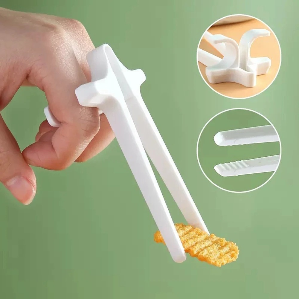Food Snacks To Eat - أداة بلاستيكية لتناول الوجبات الخفيفة بدون
