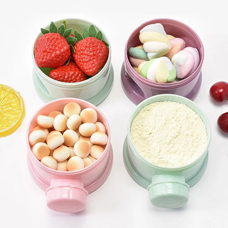 3/4 طبقة علبة مسحوق الحليب الم - مراجعة Food Snacks For Toddlers وسعره