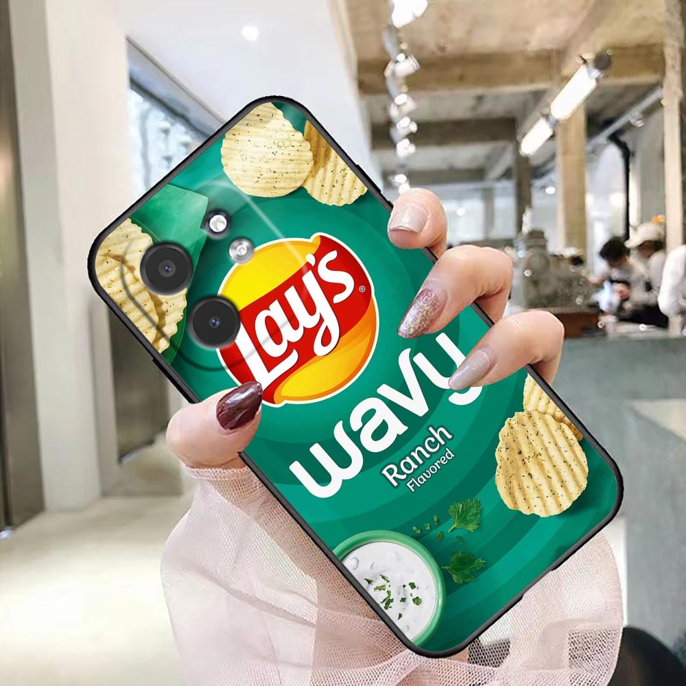 غطاء هاتف على شكل وجبة خفيفة م - مراجعة Food Snacks Logos وسعره