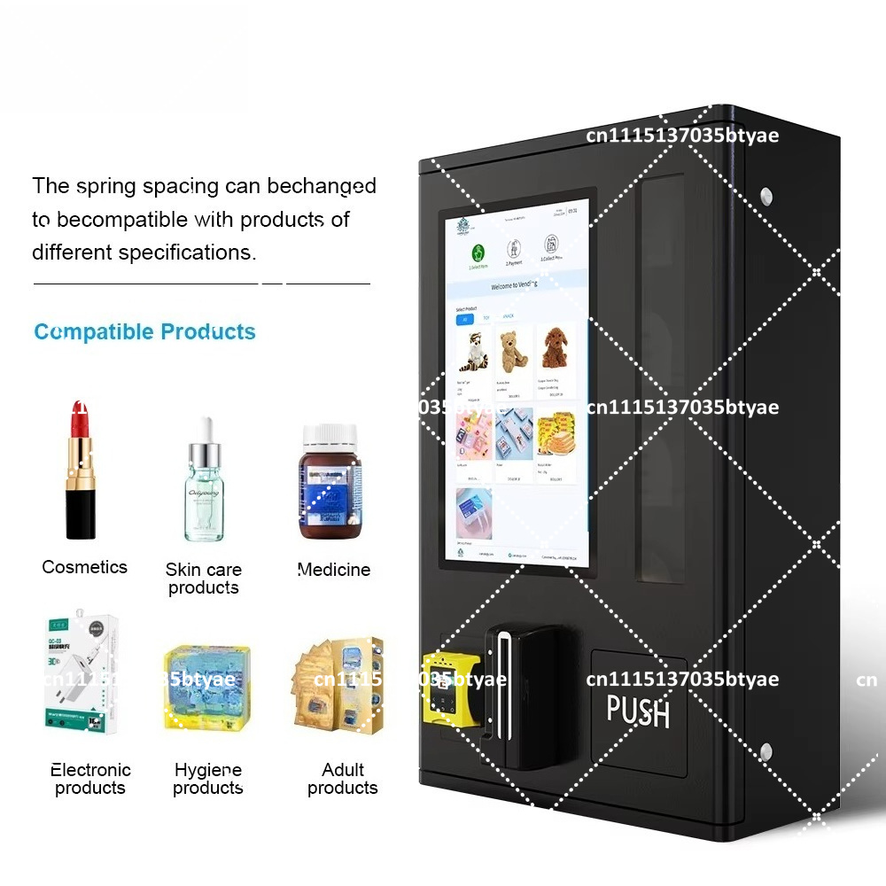 ماكينة بيع ذاتي كبيرة السعة تع - مراجعة Food Snacks Vending Machine وسعره