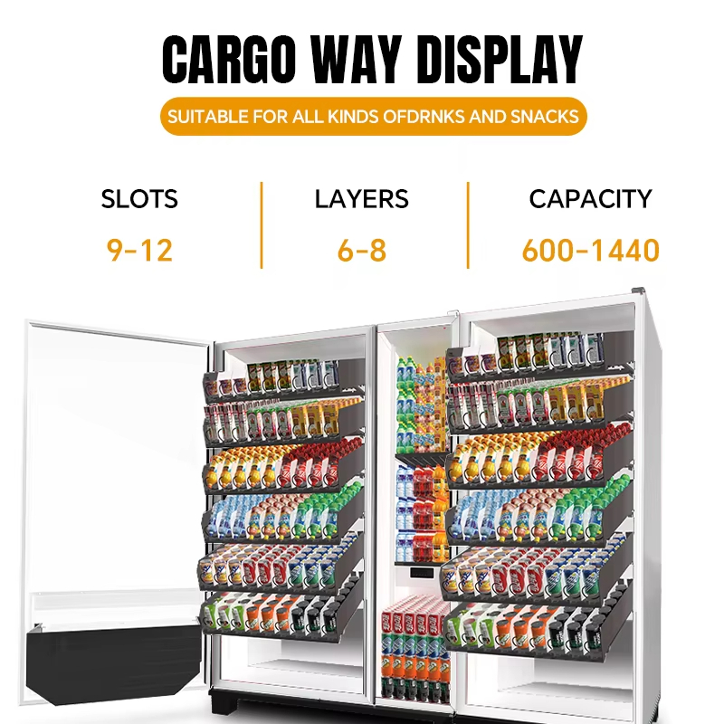 آلة بيع المشروبات الباردة الأو - مراجعة Food Snacks Vending Machine وسعره