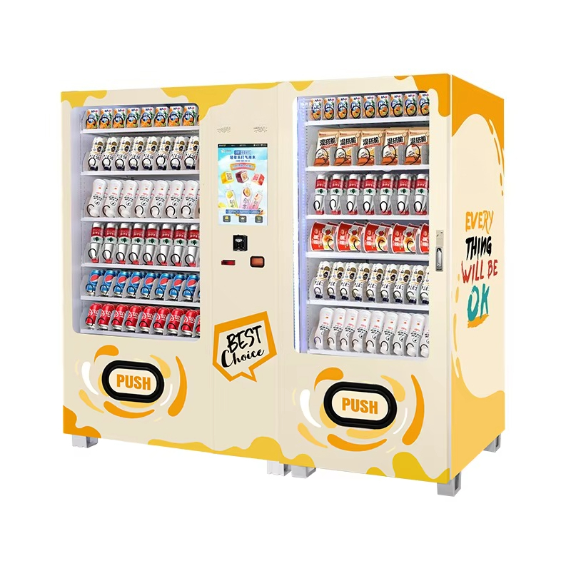 آلة بيع المشروبات الباردة الأو - مراجعة Food Snacks Vending Machine وسعره