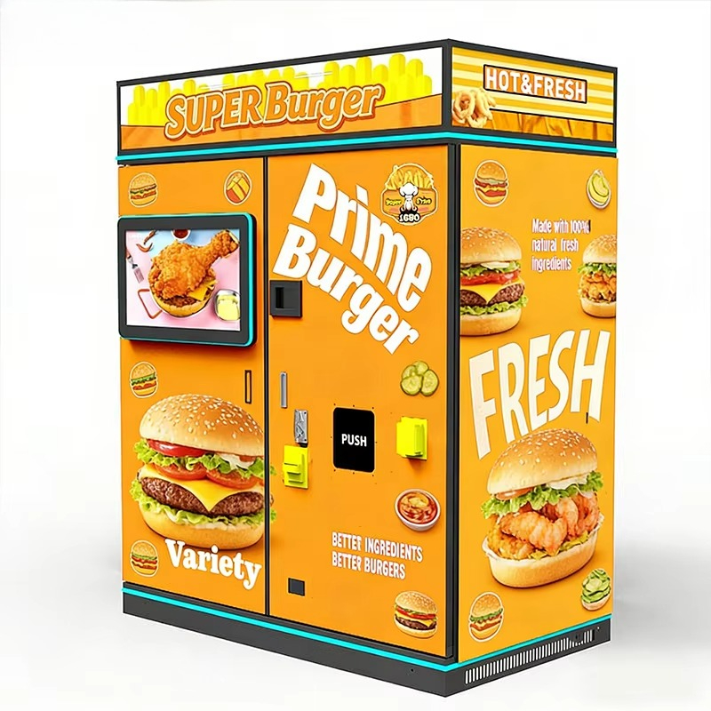 آلة بيع الوجبات السريعة المخصص - مراجعة Food Snacks Vending Machine وسعره