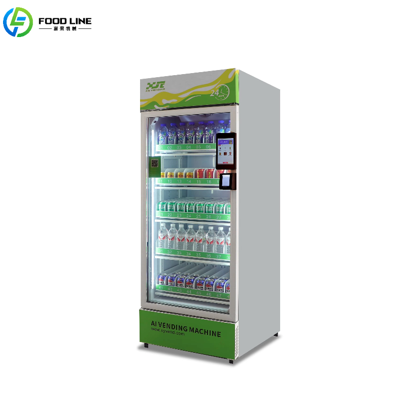 ماكينة بيع طعام ذكية مخصصة للم - مراجعة Food Snacks Vending Machine وسعره