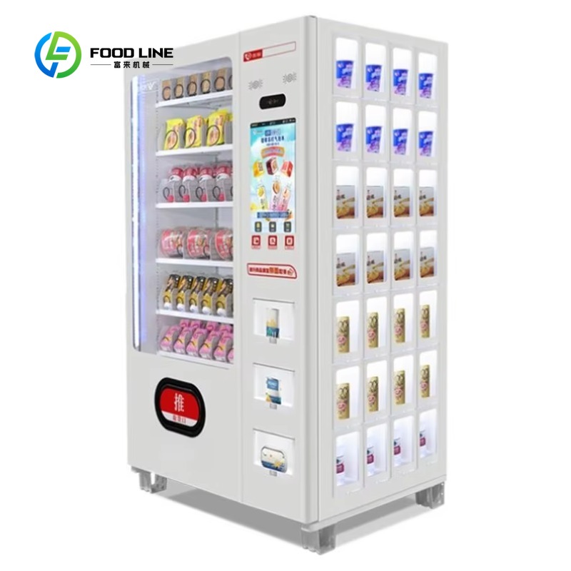 آلات بيع الأطعمة والمشروبات ال - مراجعة Food Snacks Vending Machine وسعره